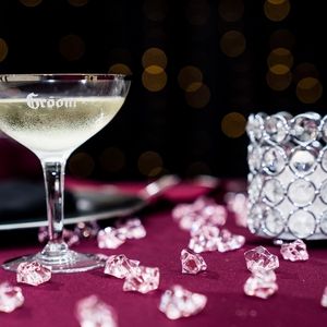 70" × 70" Square Burgandy Tablecloth/Overlay